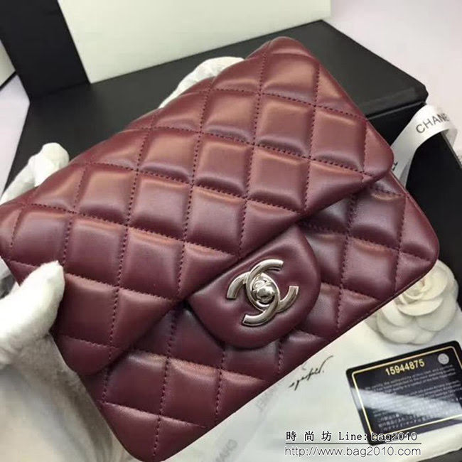 香奈兒CHANEL 升級版A1115進口小羊皮金銀鏈條單肩斜挎包 DSC1617